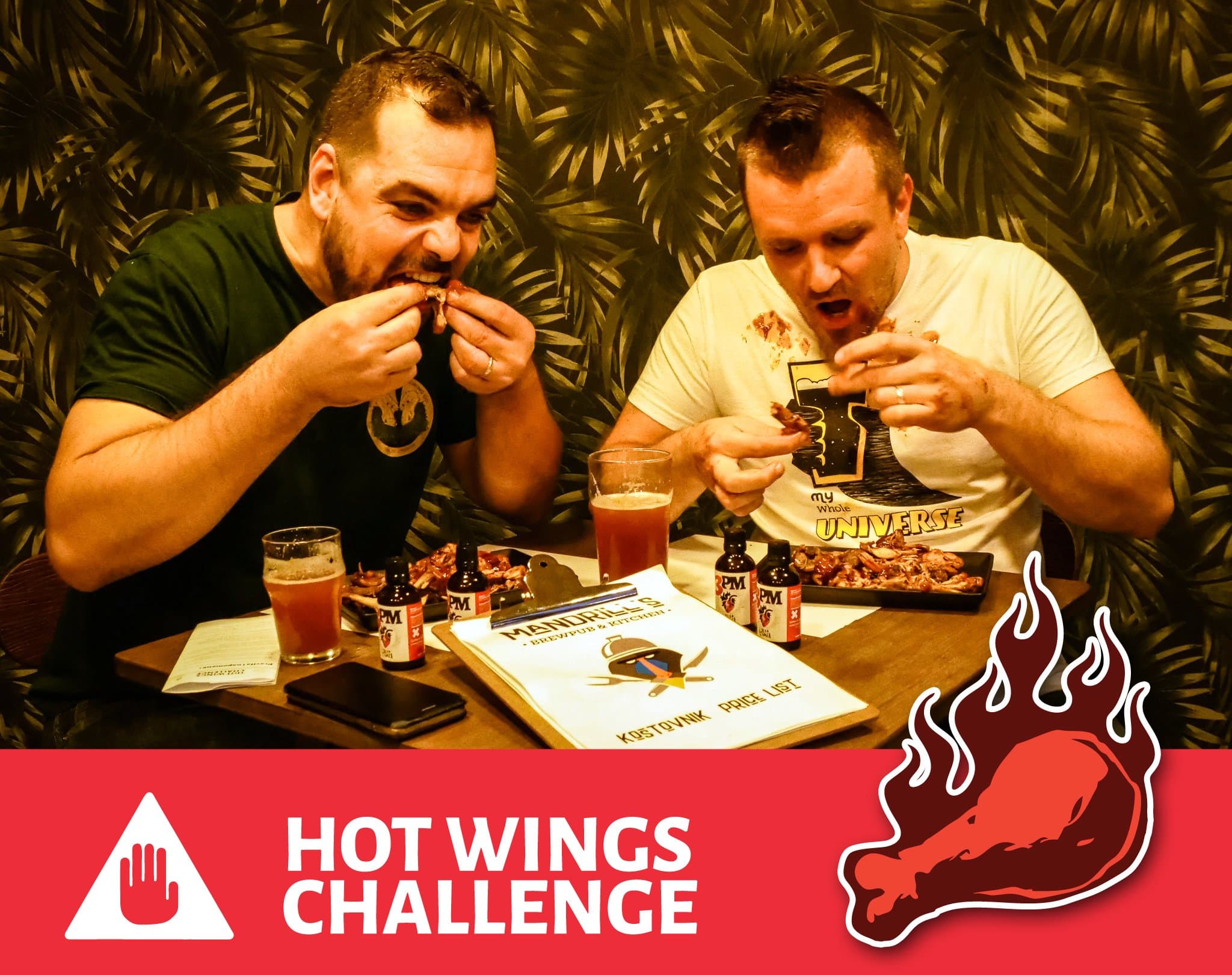 HOT WINGS CHALLENGE u Mandrilla