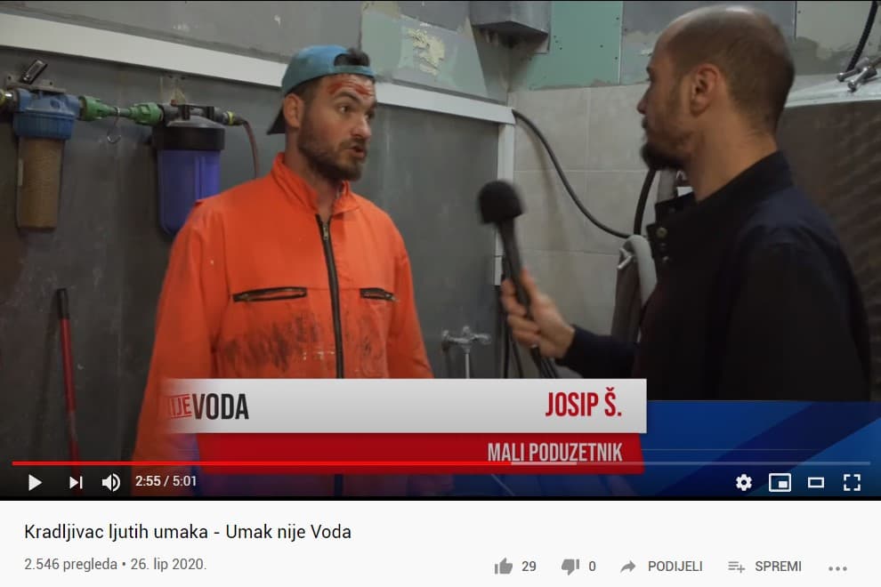 Provalnik na skladištu